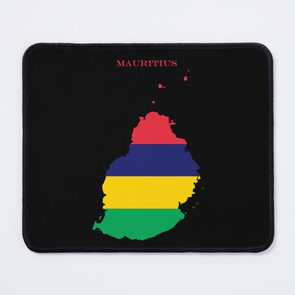 Item preview, Mauritius Map Flag Silhouette Africa Travel Pride Gift designed and sold by NTGUILTY.