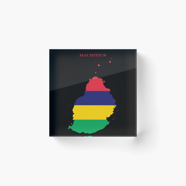 Item preview, Mauritius Map Flag Silhouette Africa Travel Pride Gift designed and sold by NTGUILTY.