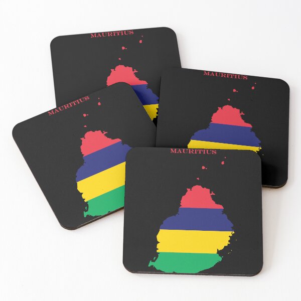 Item preview, Mauritius Map Flag Silhouette Africa Travel Pride Gift designed and sold by NTGUILTY.