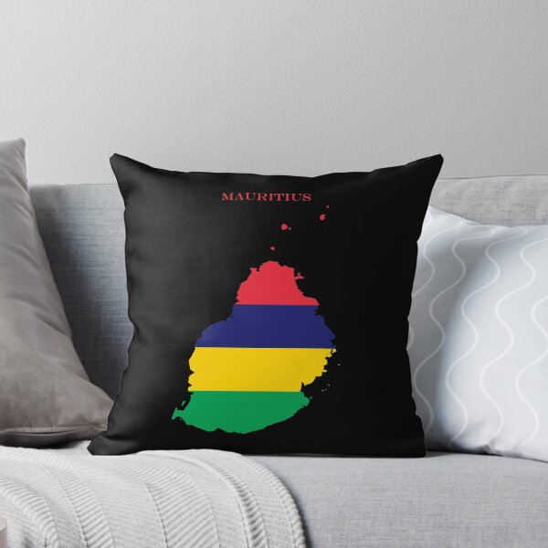 Item preview, Mauritius Map Flag Silhouette Africa Travel Pride Gift designed and sold by NTGUILTY.