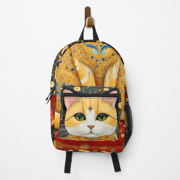 Item preview, Klimt Cat with Green Eyes designed and sold by Vicky Brago-Mitchell®.