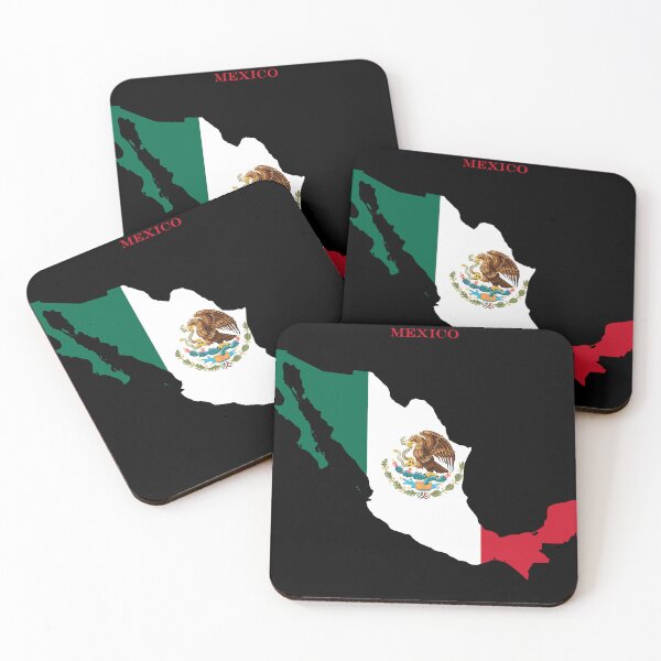 Item preview, Mexico Map Flag Silhouette America Travel Pride Gift designed and sold by NTGUILTY.