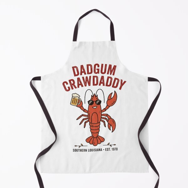 Item preview, Dadgum Crawdaddy Funny Crawfish Cajun Louisiana Retro Design designed and sold by PlumArtDesign.