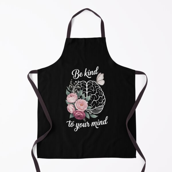 Item preview, Be Kind To Your Mind Mental Health Matters Brain Wildflowers designed and sold by SapfireStuArt.