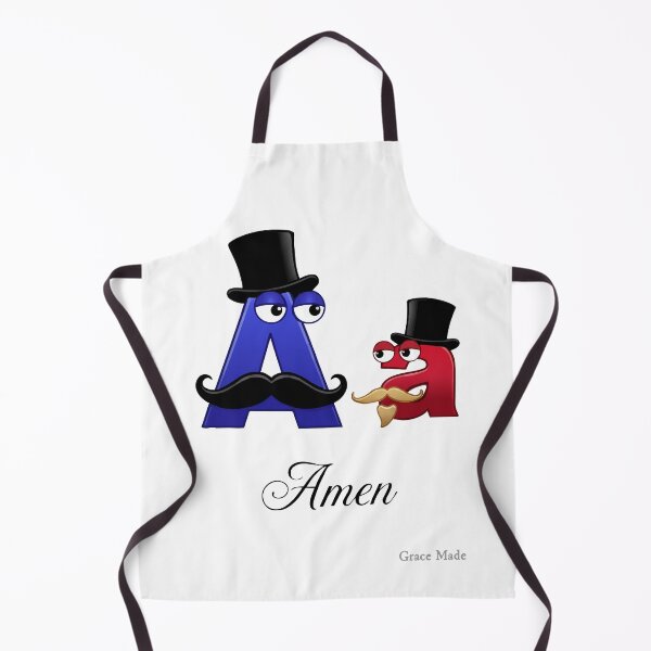 Item preview, A-men (Blue and Red) designed and sold by GraceMadeArt.