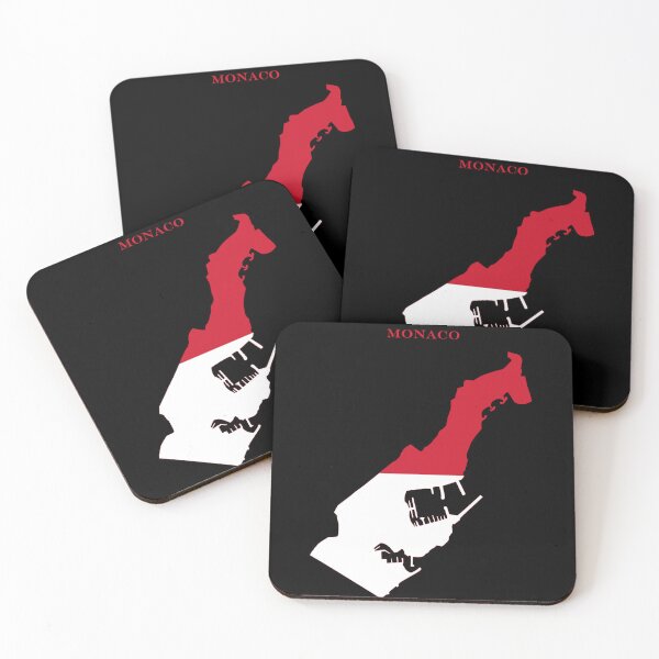 Item preview, Monaco Map Flag Silhouette Europe Travel Pride Gift designed and sold by NTGUILTY.