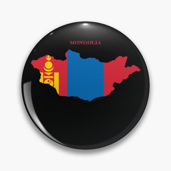 Item preview, Mongolia Map Flag Silhouette Asia Travel Pride Gift designed and sold by NTGUILTY.