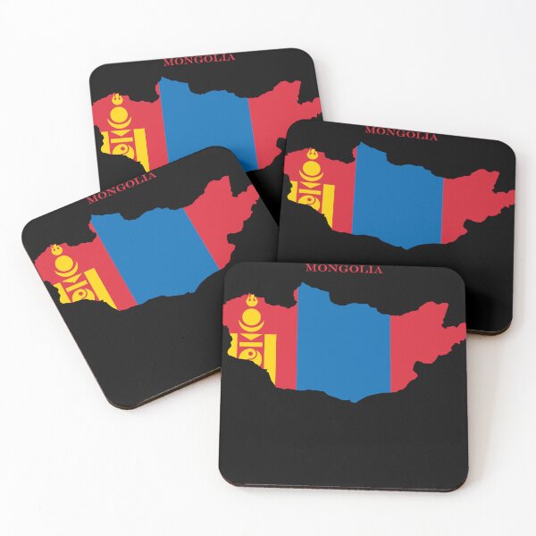 Item preview, Mongolia Map Flag Silhouette Asia Travel Pride Gift designed and sold by NTGUILTY.