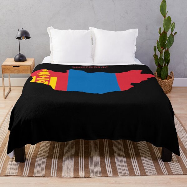 Item preview, Mongolia Map Flag Silhouette Asia Travel Pride Gift designed and sold by NTGUILTY.