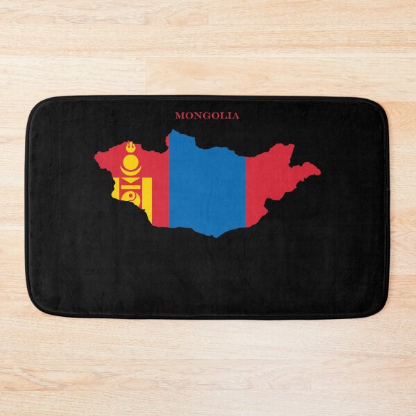 Item preview, Mongolia Map Flag Silhouette Asia Travel Pride Gift designed and sold by NTGUILTY.
