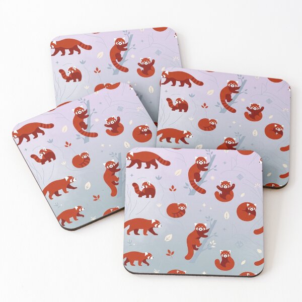 Item preview, Red Panda Pattern Cute Animals Nature Illustration designed and sold by Owcomm.