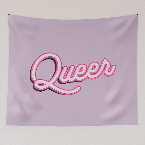 Item preview, Queer - pinkish bubblegum style designed and sold by gayishdesign.