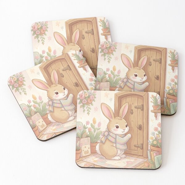 Item preview, Cute Bunny Introvert Social Battery Dead Cottagecore Art designed and sold by SoftAuraStudi0.