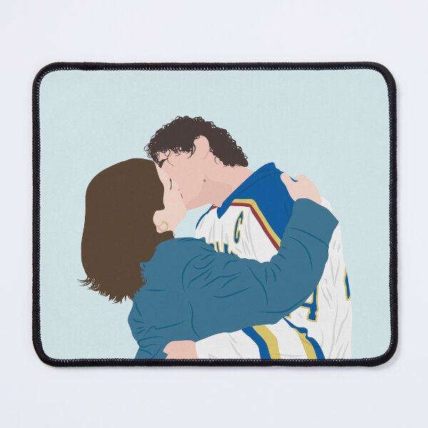 Item preview, Hannah and Garrett kissing on rink boards | off campus designed and sold by Pinu92.