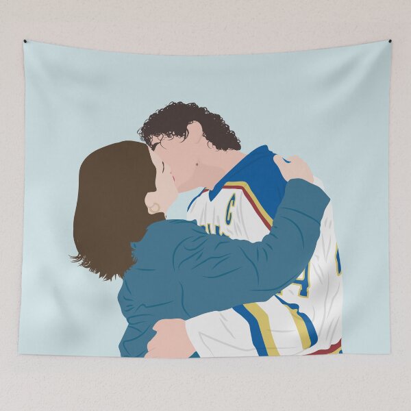 Item preview, Hannah and Garrett kissing on rink boards | off campus designed and sold by Pinu92.