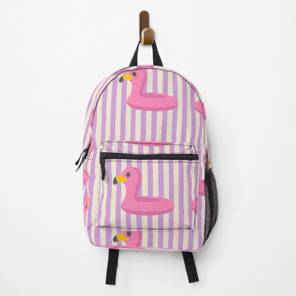 Item preview, Flamingo floaty and liac stripes designed and sold by Meli-moo.