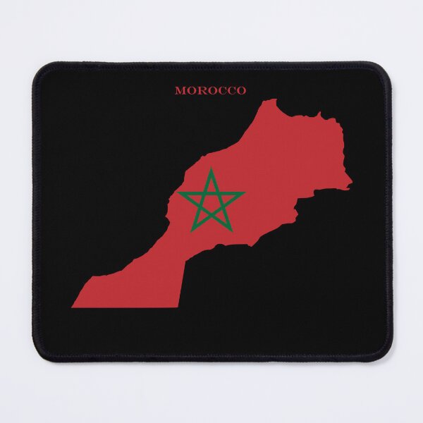 Item preview, Morocco Map Flag Silhouette Africa Travel Pride Gift designed and sold by NTGUILTY.