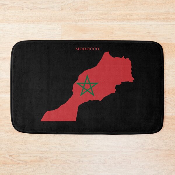 Item preview, Morocco Map Flag Silhouette Africa Travel Pride Gift designed and sold by NTGUILTY.