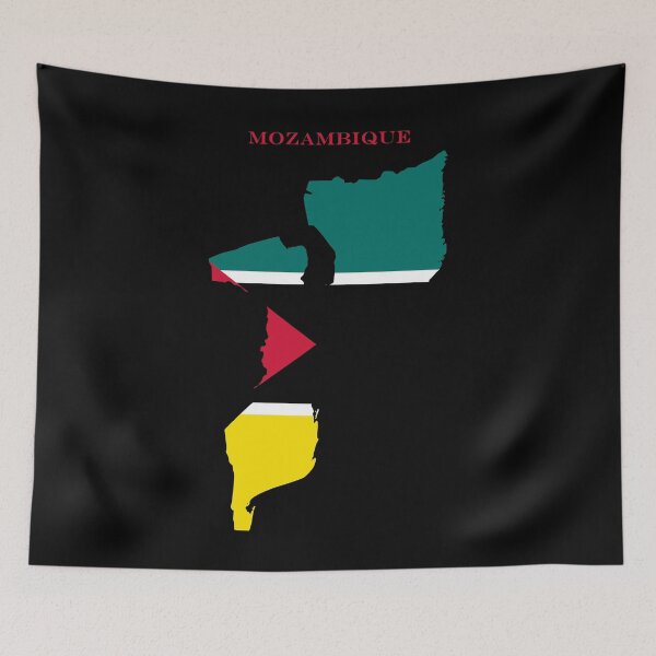 Item preview, Mozambique Map Flag Silhouette Africa Travel Pride Gift designed and sold by NTGUILTY.