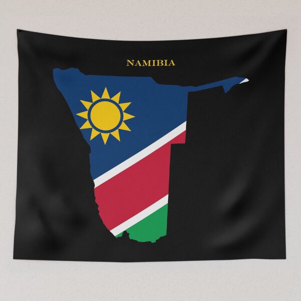 Item preview, Namibia Map Flag Silhouette Africa Travel Pride Gift designed and sold by NTGUILTY.