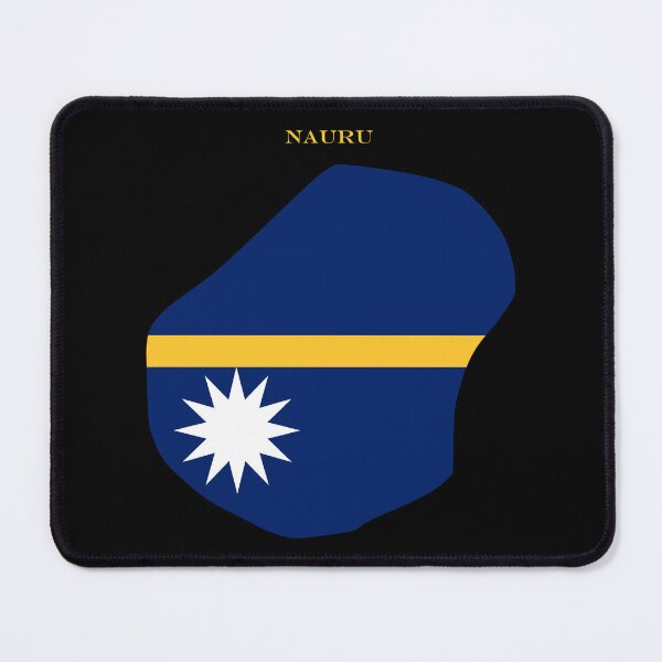 Item preview, Nauru Map Flag Silhouette Oceania Travel Pride Gift designed and sold by NTGUILTY.
