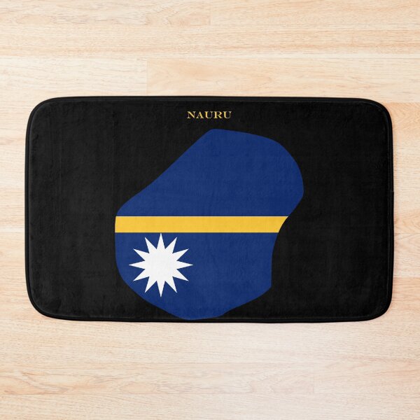 Item preview, Nauru Map Flag Silhouette Oceania Travel Pride Gift designed and sold by NTGUILTY.