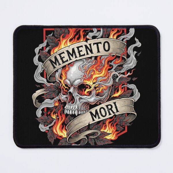 Item preview, Memento Mori Skull and Smokes Flame designed and sold by nuel-art.