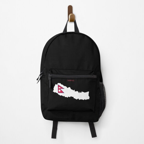 Item preview, Nepal Map Flag Silhouette designed and sold by NTGUILTY.