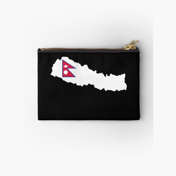 Item preview, Nepal Map Flag Silhouette  designed and sold by NTGUILTY.