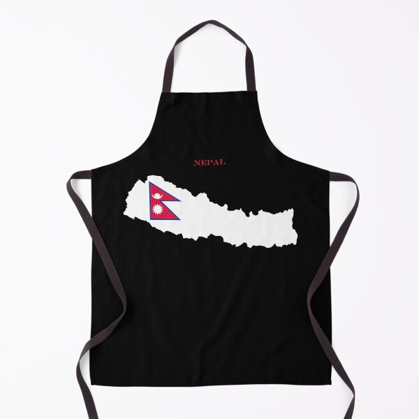Item preview, Nepal Map Flag Silhouette  designed and sold by NTGUILTY.