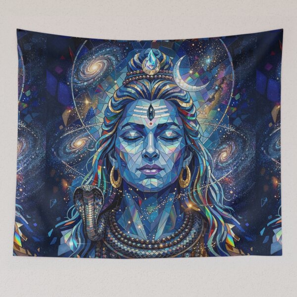 Item preview, Cosmic Shiva Painting  designed and sold by shantilovesart.