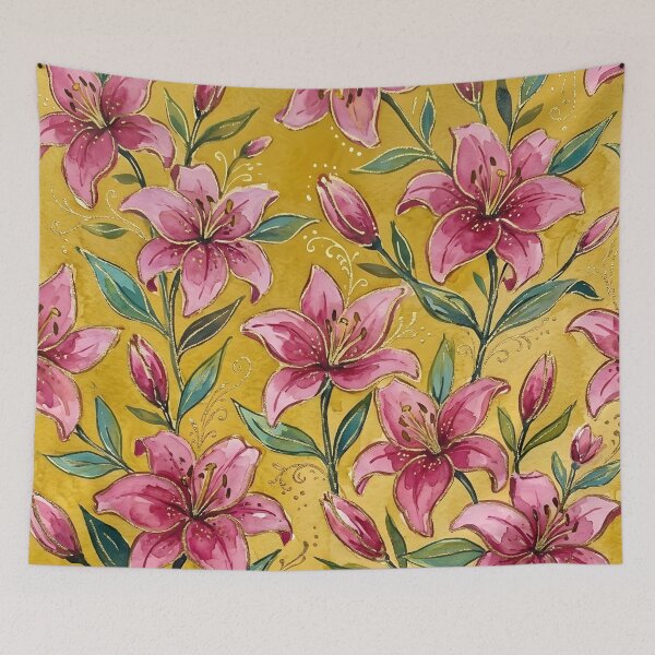 Item preview, Pink Lily Flower designed and sold by GraphicsClub.