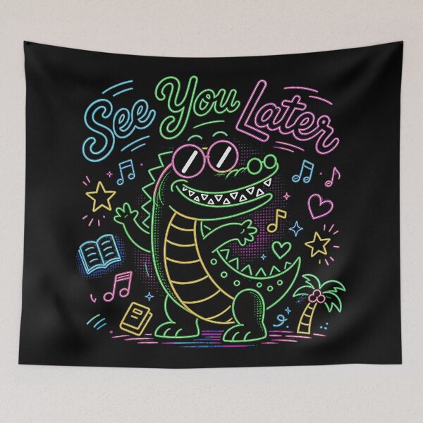 Item preview, See You Later Alligator Kids Animal Fun designed and sold by QuentinHarrow.