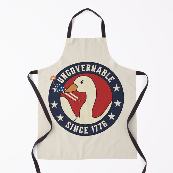 Item preview, Ungovernable Since 1776 Goose, Retro Americana Patriotic Meme Design designed and sold by ValentinaHramov.