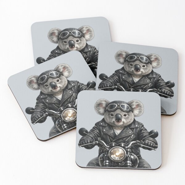 Item preview, Koala on Motorcycle – Funny Animal Adventure Design designed and sold by Dogandesighn.