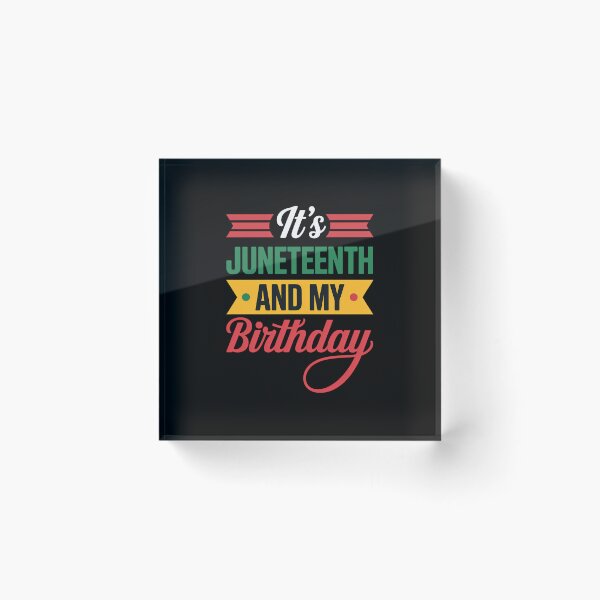 Item preview, Juneteenth Und Mein Geburtstag Black 1865 Africa  designed and sold by SapfireStuArt.