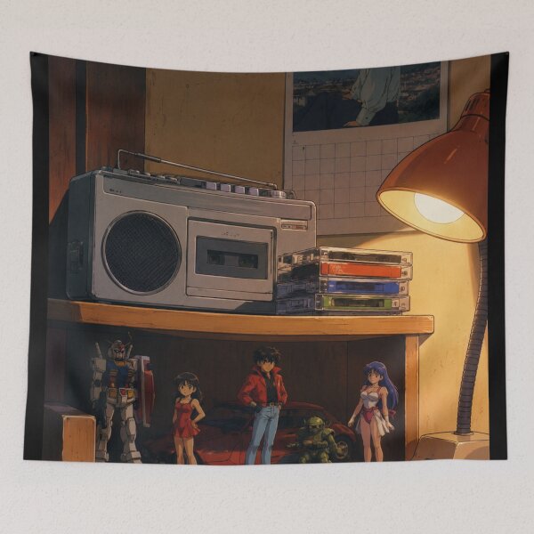 Item preview, Midnight Radio - Nostalgic Anime Aesthetic designed and sold by bapupa.