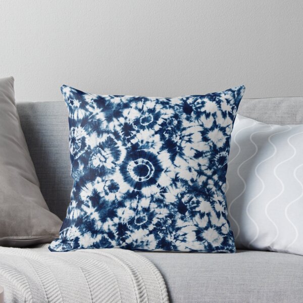 Item preview, Indigo Shibori Tie Dye Seamless Pattern designed and sold by Owcomm.