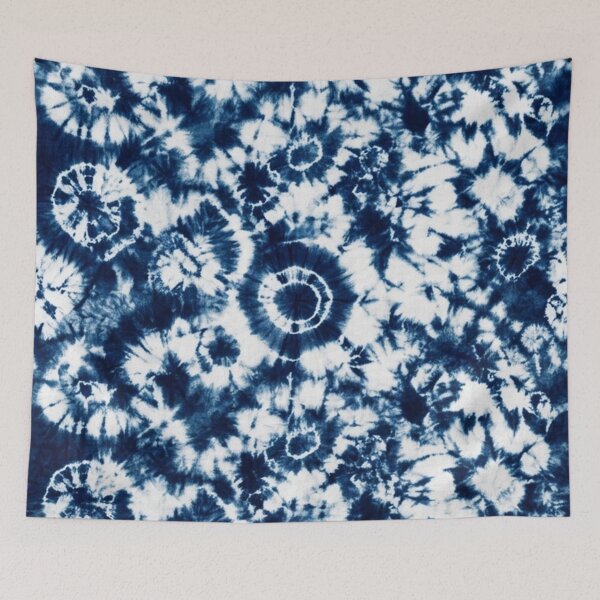 Item preview, Indigo Shibori Tie Dye Seamless Pattern designed and sold by Owcomm.