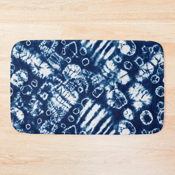 Item preview, Indigo Shibori Tie Dye Seamless Pattern designed and sold by Owcomm.