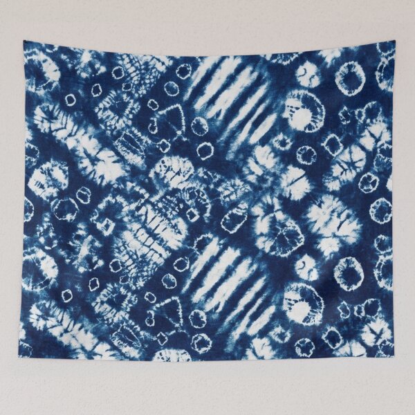 Item preview, Indigo Shibori Tie Dye Seamless Pattern designed and sold by Owcomm.