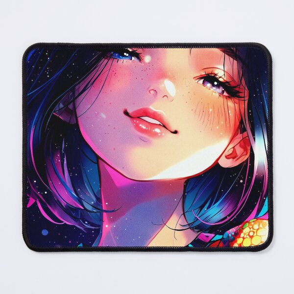 Item preview, Cosmic Rainbow Anime Girl Dreamscape Art designed and sold by IMuDesigner.