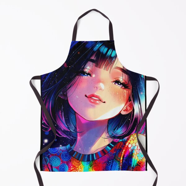 Item preview, Cosmic Rainbow Anime Girl Dreamscape Art designed and sold by IMuDesigner.