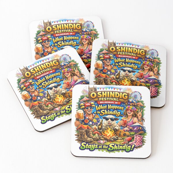 Item preview, O Shindig Festival Malmesbury UK Party Shirt – What Happens at the Shindig Stays at the Shindig Funny Festival Tee designed and sold by Sushikidsntoddlers.