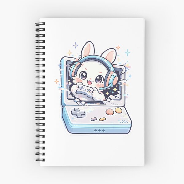 Item preview, Pastel Pixel Gamer Bunny Sticker – Cute Retro Console Kawaii Gaming Art designed and sold by Mahmoud Salah.
