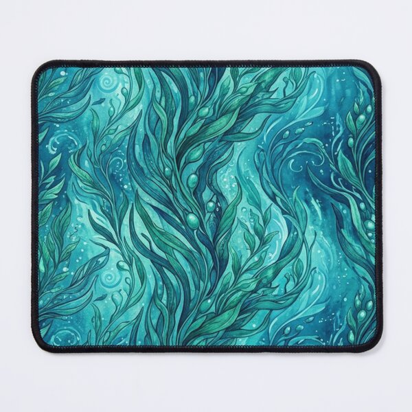 Item preview, Ocean Kelp Forest Watercolor Pattern designed and sold by Owcomm.