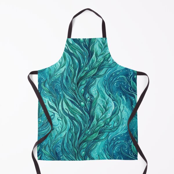 Item preview, Ocean Kelp Forest Watercolor Pattern designed and sold by Owcomm.