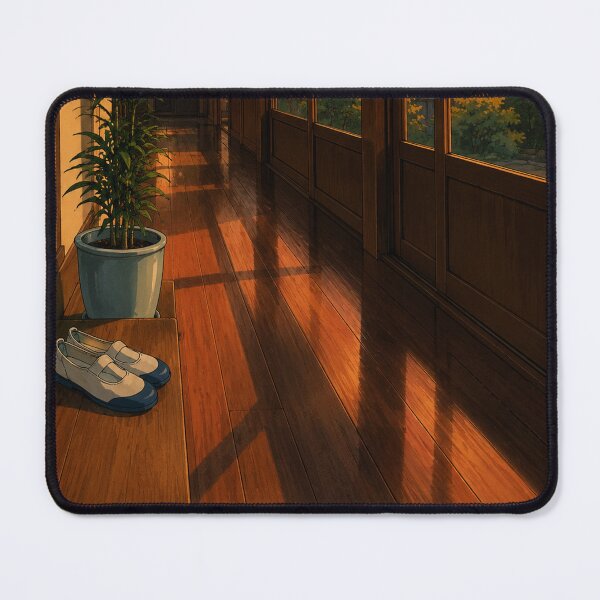 Item preview, Hallway Sunset - Old-School Anime Aesthetic designed and sold by bapupa.