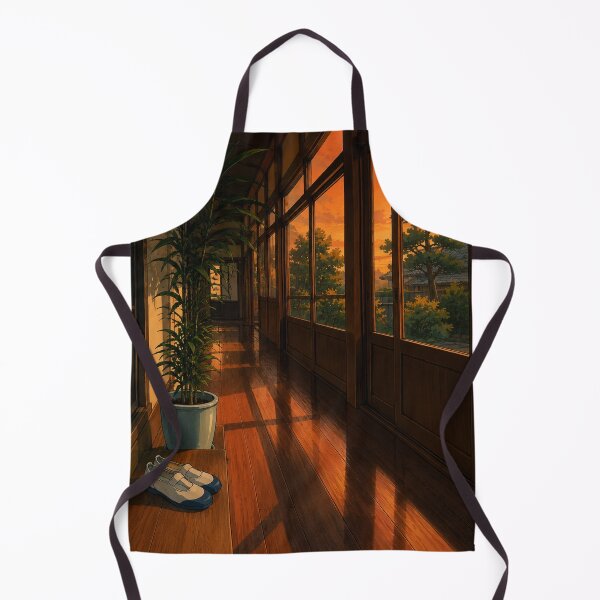 Item preview, Hallway Sunset - Old-School Anime Aesthetic designed and sold by bapupa.