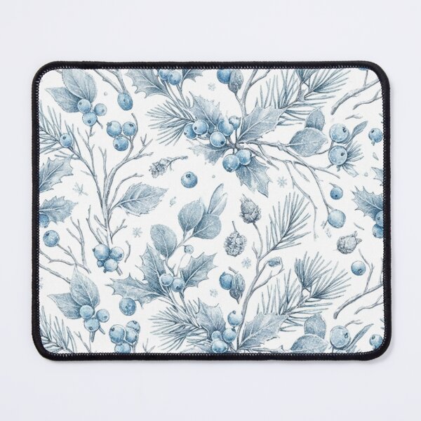 Item preview, Winter Botanical Toile Seamless Pattern designed and sold by Owcomm.